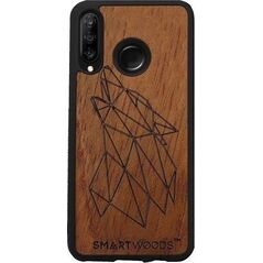 SmartWoods CASE ETUI DREWNIANE SMARTWOODS WOLF HUAWEI P30 LITE standard