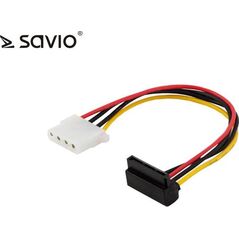 Savio Molex - SATA, 0.18m, Wielokolorowy (AK-42)