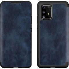 Etui Leather Book iPhone 12 6,1" Max/Pro niebieski/blue