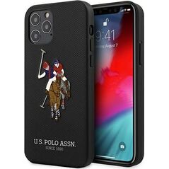 U.S. Polo Assn US Polo USHCP12MPUGFLBK iPhone 12/12 Pro 6,1 czarny/black Polo Embroidery Collection