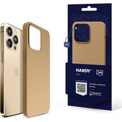 3MK Etui Hardy Silicone MagCase Dark Gold iPhone 15 Pro Max