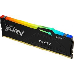 Pamięć Kingston Fury Beast RGB, DDR5, 16 GB, 6000MHz, CL30 (KF560C30BBEA-16)