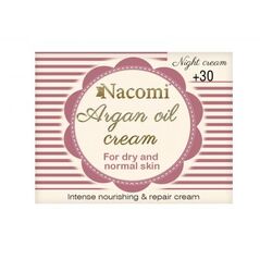 Nacomi Krem arganowy z kwasem hialuronowym 30+ na noc 50 ml