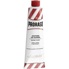 Proraso Proraso Red Mydło do golenia twardego zarostu w wygodnej tubce 150 ml