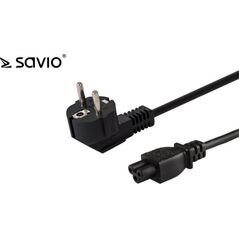 Kabel zasilający Savio Przewód zasilający do laptopa koniczynka SAVIO CL-67 1,2m, wielopak 10 szt., 3pin-SAVIO CL-67Z