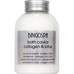 BingoSpa Kawior do kąpieli kolagen i lotos 380g