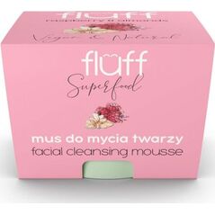 Fluff Mus do mycia twarzy Malina & Migdały 50ml