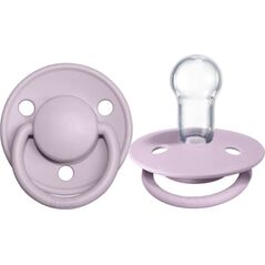 Bibs De Lux Smoczek uspokajający silikonowy Dusky Lilac 0-36 m