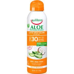 Equilibra Aloesowe mleczko do opalania w sprayu SPF 30+, 150 ml