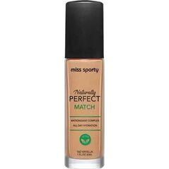 Miss Sporty MISS SPORTY_Naturally Perfect Match wegański podkład nawilżający 160 Vanilla 30ml