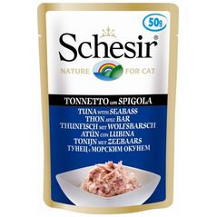 Schesir SCHESIR dla kotów Single Dish Tuńczyk z Bass 50g