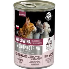 Pet Republic PetRepublic karma monoproteinowa wołowa dla kota, kawałki w sosie 400g