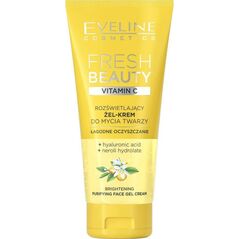 Eveline Fresh Beauty Rozświetlający żel-krem do mycia twarzy z witaminą C 150ml