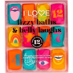 I love I Love Fizzy Baths & Belly Laughs zestaw kulek do kąpieli 12x30g