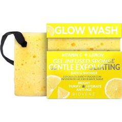 Biovene Glow Wash delikatnie złuszczająca gąbka z witaminą C 75g