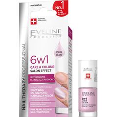 EVELINE KOLOROWKA EVELINE KOL Odżyw d/pazn NAIL TH. 6w1 Pink Pearl