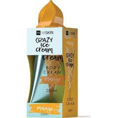 HiSkin HISKIN Crazy Ice Cream Krem do ciała - Mango 200 ml