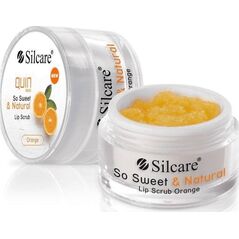 Silcare Quin So Sweet & Natural Lip Scrub peeling do ust Orange 15g