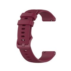 Λουράκι Σιλικόνης Dot Band Sonique 20mm για Garmin vivomove/venu/Forerunner/Vivomove/Vivoactive Μπορντώ 5201101870546