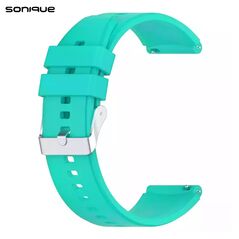 Λουράκι Σιλικόνης Smooth Band Sonique 22mm για Huawei Watch GT3/GT3 Pro 46mm/ GT2/GT2 Pro 46mm/ GT 42mm/46mm/GT 2e/3/3 Pro Βεραμάν 5201101871833