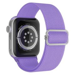 Λουράκι Elastic Nylon Loop Sport Band Sonique για Apple Watch (42/44/45/49MM) Μωβ 5201101924140