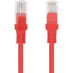 Lanberg Patchcord, Cat5e, nieekranowany, 3m, czerwony (PCU5-10CC-0300-R)