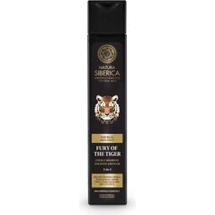 Natura Siberica Men Energetyzujący szampon do mycia włosów i ciała 2w1 Wściekłość Tygrysa 250ml