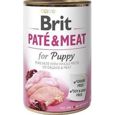 Brit Brit Pate & Meat Dog Puppy puszka 400g