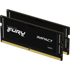 Pamięć do laptopa Kingston Fury Impact, SODIMM, DDR5, 32 GB, 5600 MHz, CL40 (KF556S40IBK2-32)