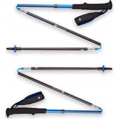 Black Diamond Black Diamond Distance Carbon Z trekking poles, fitness equipment (blue, 1 pair, 125 cm)