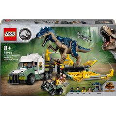 LEGO Jurassic World Dinomisje: ciężarówka do transportu allozaura (76966)