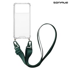 Θήκη Σιλικόνης με Strap Sonique Armor Clear Xiaomi Poco X6 Pro 5G Πράσινο Σκούρο 5210312040068