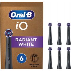 Końcówka Braun Braun Oral-B iO Radiant White BLACK 6er FFU Aufsteckbürsten