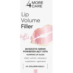 MORE4CARE_Lip Volume Filler błyszczyk-serum powiększający usta Light Pink 4,8g