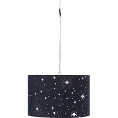 Atmosphera Lampa do pokoju dziecka SPACE, klosz we wzór gwiazd, Ø 28 cm