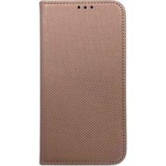 Etui Smart Magnet book Honor Magic6 Lite różowo-złoty/rose gold