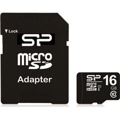 Karta Silicon Power MicroSDHC 16 GB Class 10  (SP016GBSTH010V10SP)