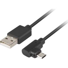 Kabel USB Lanberg USB-A - microUSB 1.8 m Czarny (CA-USBM-13CC-0018-BK)