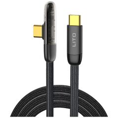 Lito Data Cable with Type-C Plugs, 1m - Lito (LD11) - Black 5949419245297 έως 12 άτοκες Δόσεις