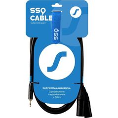 Kabel SSQ SSQ MIXLR3 - Jack stereo 3,5mm - 2x XLR męski