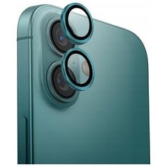 Uniq UNIQ Optix Aluminium Camera Lens Protector iPhone 16 6.1" / 16 Plus 6.7" emerald szkło na obiektyw aparatu z aplikatorem