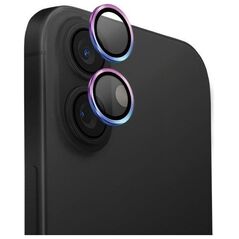 Uniq UNIQ Optix Aluminium Camera Lens Protector iPhone 16 6.1" / 16 Plus 6.7" iridescent szkło na obiektyw aparatu z aplikatorem