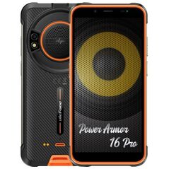 Smartfon UleFone Power Armor 16 Pro 4/64GB Czarno-pomarańczowy  (UF-PA16P/OE)