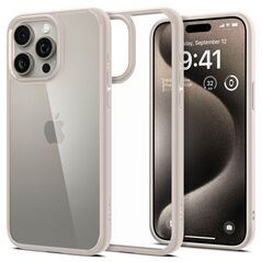 Spigen Case for iPhone 16 Pro - Spigen Ultra Hybrid - Natural Titanium 8809971230391 έως 12 άτοκες Δόσεις