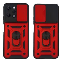 Θήκη Ring Armor CamPro Sonique για Xiaomi Redmi 12 4G / Redmi 12 5G Κόκκινο 5210312032131