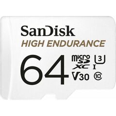 Karta SanDisk High Endurance MicroSDXC 64 GB Class 10 UHS-I/U3 V30 (SDSQQNR-064G-GN6IA)