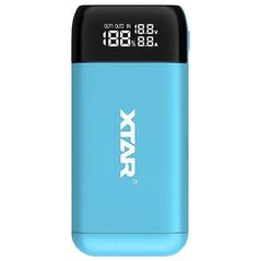 Ładowarka Xtar XTAR ŁADOWARKA/POWERBANK DO AKUMULATORÓW CYLINDRYCZNYCH LI-ION 18650/20700/21700 NIEBIESKI PB2S