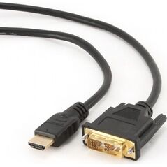 Cable Gembird HDMI - DVI-D 1.8m black (CCHDMIDVI6)