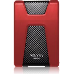 HDD external disk ADATA HD650 2TB Black-red (AHD650-2TU31-CRD)