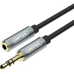 Unitek Jack 3,5mm - Υποδοχή 3,5mm καλώδιο 1m ασημί (Y-C932ABK) 1426836